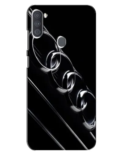 Чехол для Samsung Galaxy A11 (A115) с картинкой «Audi — абстрактные кольца»