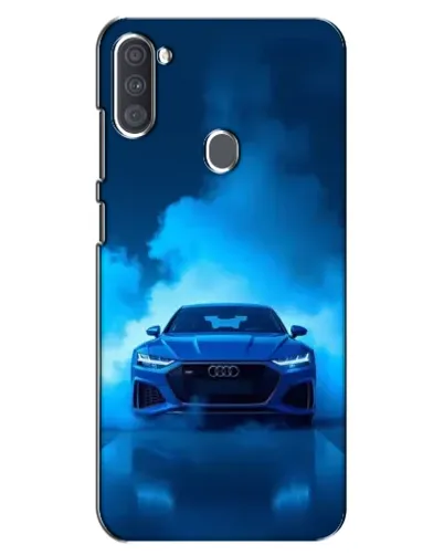Чехол для Samsung Galaxy A11 (A115) с картинкой «Audi — голубая энергия»