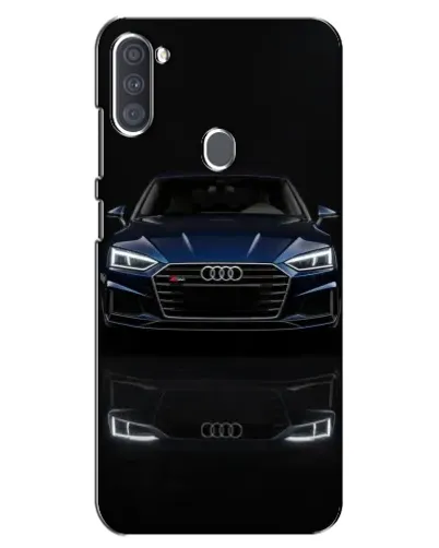Чехол для Samsung Galaxy A11 (A115) с картинкой «Audi — ночное отражение»