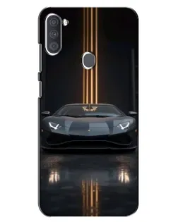 Чохол для Samsung Galaxy A11 (A115) з картинкою «Lamborghini золоті лінії»