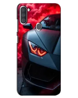 Чохол для Samsung Galaxy A11 (A115) з картинкою «Lamborghini червоне сяйво»