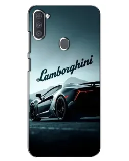 Чохол для Samsung Galaxy A11 (A115) з картинкою «Класичний Lamborghini надпис»