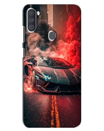Чохол для Samsung Galaxy A11 (A115) з картинкою «Lamborghini червоний дим»