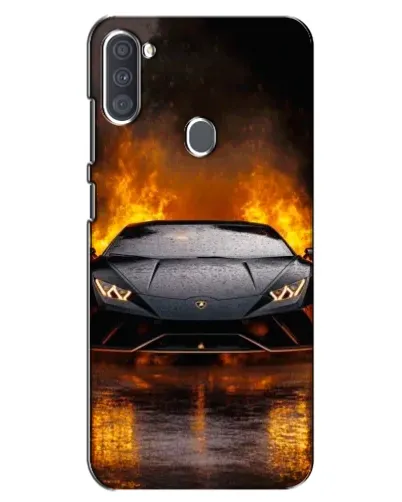 Чохол для Samsung Galaxy A11 (A115) з картинкою «Lamborghini у вогні»