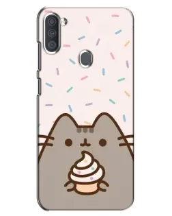 Чохол для Samsung Galaxy A11 (A115) з картинкою «Пушин з кексом»