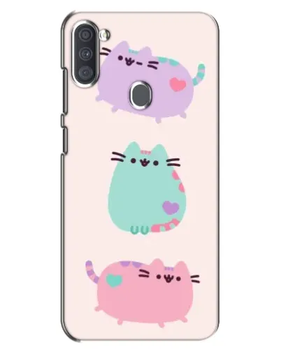 Чохол для Samsung Galaxy A11 (A115) з картинкою «Pusheen тріо» Чохол для Samsung Galaxy A11 (A115) з картинкою «Pusheen тріо»