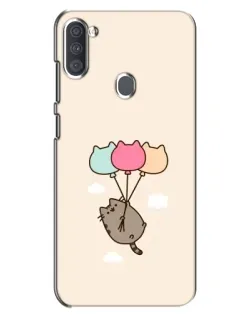 Чехол для Samsung Galaxy A11 (A115) с картинкой «Пушин на шариках»