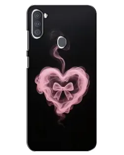 Чехол для Samsung Galaxy A11 (A115) с картинкой «Дымчатое сердце»