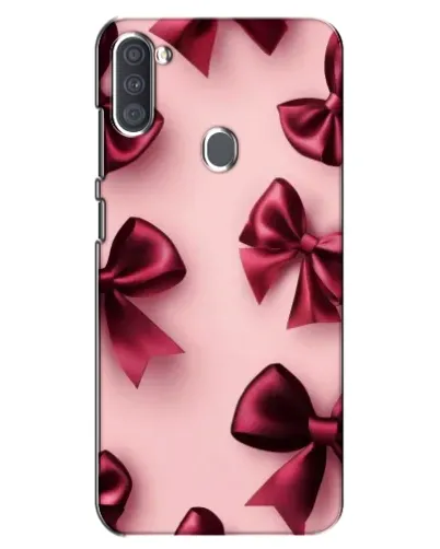 Чохол для Samsung Galaxy A11 (A115) з картинкою «Бордовий атлас»