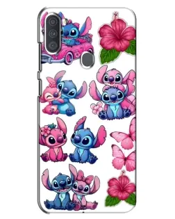 Чехол для Samsung Galaxy A11 (A115) с картинкой «Стикеры Stitch и Angel» Чехол для Samsung Galaxy A11 (A115) с картинкой «Стикеры Stitch и Angel»