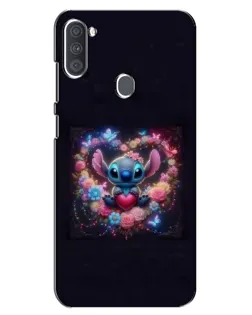 Чехол для Samsung Galaxy A11 (A115) с картинкой «Stitch в цветах» Чехол для Samsung Galaxy A11 (A115) с картинкой «Stitch в цветах»