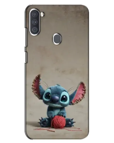 Чохол для Samsung Galaxy A11 (A115) з картинкою «Стіч на чоричневому фоні»