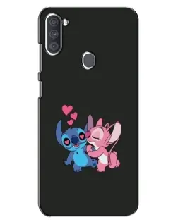 Чехол для Samsung Galaxy A11 (A115) с картинкой «Анжел целует Стича» Чехол для Samsung Galaxy A11 (A115) с картинкой «Анжел целует Стича»