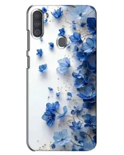 Чохол для Samsung Galaxy A11 (A115) з картинкою «Блакитний квітковий каскад» Чохол для Samsung Galaxy A11 (A115) з картинкою «Блакитний квітковий каскад»
