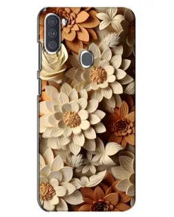 Чохол для Samsung Galaxy A11 (A115) з картинкою «Бежевий флористичний декор» Чохол для Samsung Galaxy A11 (A115) з картинкою «Бежевий флористичний декор»