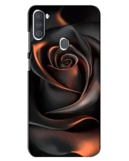 Чохол для Samsung Galaxy A11 (A115) з картинкою «Шовкова чорна троянда» Чохол для Samsung Galaxy A11 (A115) з картинкою «Шовкова чорна троянда»