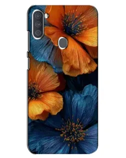 Чохол для Samsung Galaxy A11 (A115) з картинкою «Яскрава синьо-помаранчева флора» Чохол для Samsung Galaxy A11 (A115) з картинкою «Яскрава синьо-помаранчева флора»