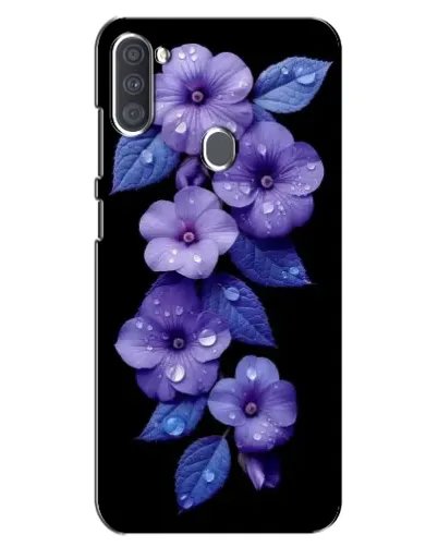 Чохол для Samsung Galaxy A11 (A115) з картинкою «Фіолетові квіти з росою» Чохол для Samsung Galaxy A11 (A115) з картинкою «Фіолетові квіти з росою»