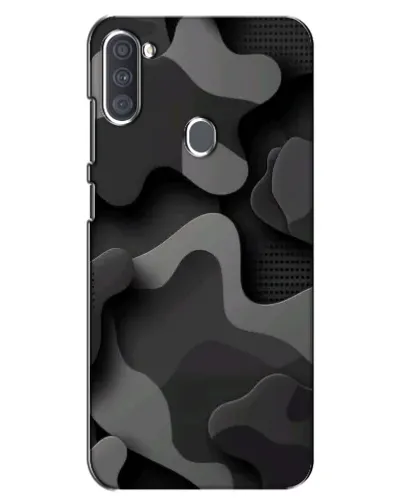 Чехол для Samsung Galaxy A11 (A115) с картинкой «Темный абстрактный камуфляж»