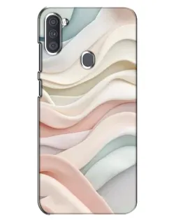 Чехол для Samsung Galaxy A11 (A115) с картинкой «Пастельные нежные волны»