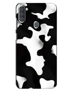 Чехол для Samsung Galaxy A11 (A115) с картинкой «Черно-белое пятно»
