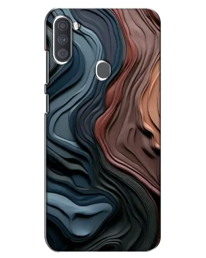 Чехол для Samsung Galaxy A11 (A115) с картинкой «Цветные волны каньона»