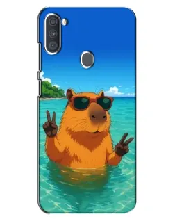 Чохол для Samsung Galaxy A11 (A115) з картинкою «Морська капібара»