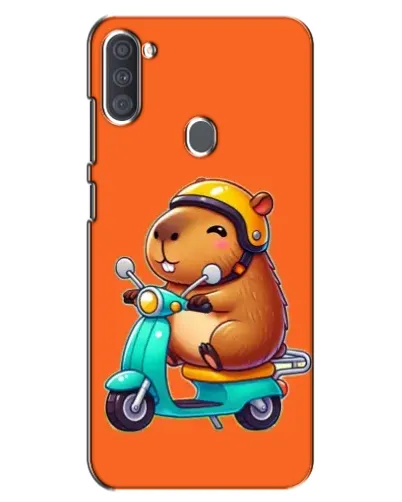 Чохол для Samsung Galaxy A11 (A115) з картинкою «Капібара на скутері»