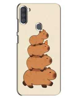 Чохол для Samsung Galaxy A11 (A115) з картинкою «Вежа з капібар»