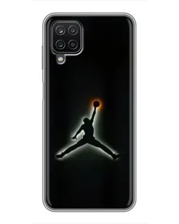 Чехол для Samsung Galaxy A12 с картинкой «Jordan Gradient Logo» Чехол для Samsung Galaxy A12 с картинкой «Jordan Gradient Logo»