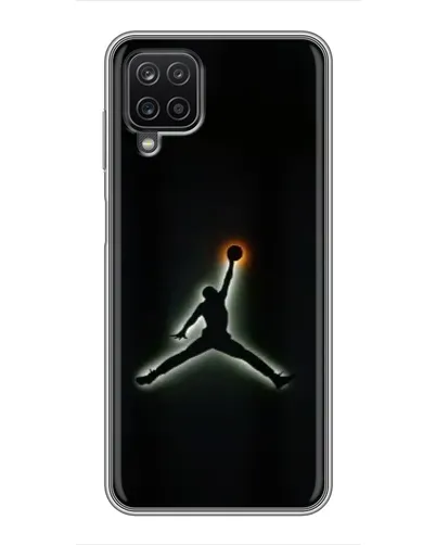Чехол для Samsung Galaxy A12 с картинкой «Jordan Gradient Logo»