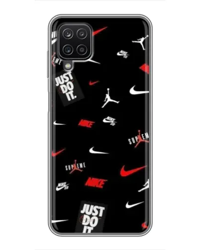 Чехол для Samsung Galaxy A12 с картинкой «Nike Mix Pattern»