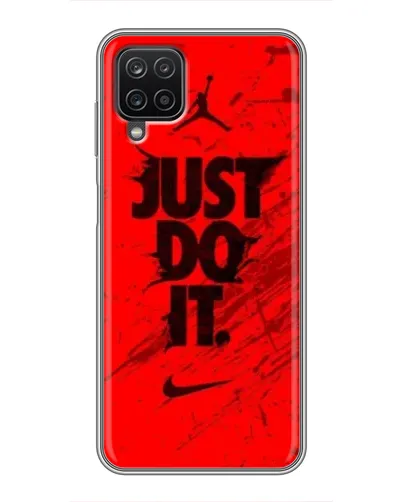 Чехол для Samsung Galaxy A12 с картинкой «Nike Just Do It»