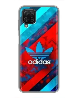 Чехол для Samsung Galaxy A12 с картинкой «Абстракция Adidas» Чехол для Samsung Galaxy A12 с картинкой «Абстракция Adidas»