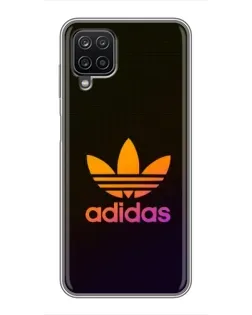Чехол для Samsung Galaxy A12 с картинкой «Градиент Adidas»