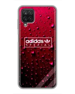 Чехол для Samsung Galaxy A12 с картинкой «Adidas Gold Marble»