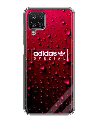 Чехол для Samsung Galaxy A12 с картинкой «Adidas Gold Marble»