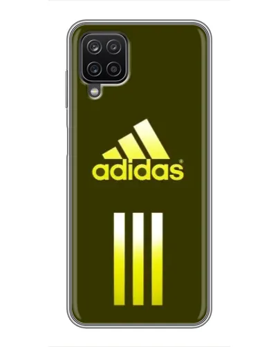 Чехол для Samsung Galaxy A12 с картинкой «Оливковый градиент Adidas»