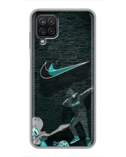 Чехол для Samsung Galaxy A12 с картинкой «Спортивный арт Nike» Чехол для Samsung Galaxy A12 с картинкой «Спортивный арт Nike»