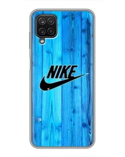 Чехол для Samsung Galaxy A12 с картинкой «Голубое дерево Nike»