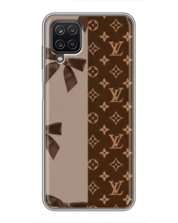 Чехол для Samsung Galaxy A12 с картинкой «Louis Vuitton — банты»