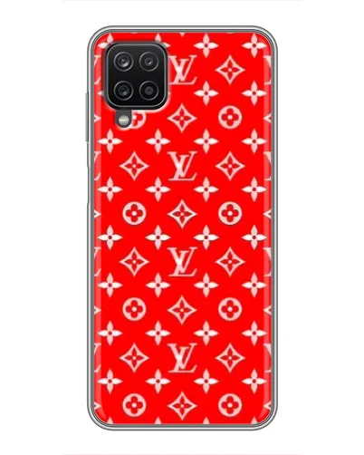 Чехол для Samsung Galaxy A12 с картинкой «Яркий паттерн LV»