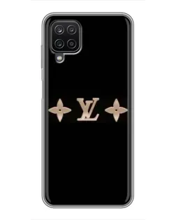 Чехол для Samsung Galaxy A12 с картинкой «Louis Vuitton — минимализм»
