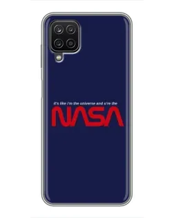 Чехол для Samsung Galaxy A12 с картинкой «NASA — глубокий космос»
