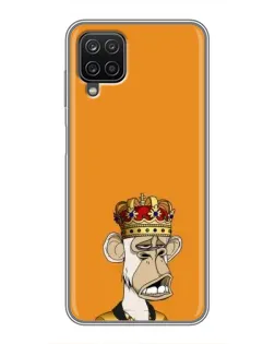 Чехол для Samsung Galaxy A12 с картинкой «Золотая обезьяна Bored Ape» Чехол для Samsung Galaxy A12 с картинкой «Золотая обезьяна Bored Ape»