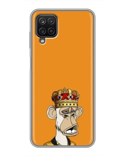 Чехол для Samsung Galaxy A12 с картинкой «Золотая обезьяна Bored Ape»