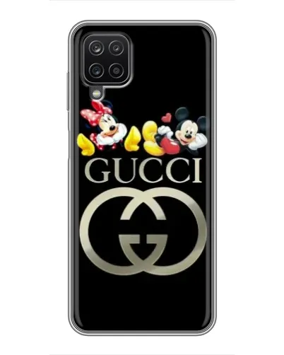 Чехол для Samsung Galaxy A12 с картинкой «Gucci — герои Disney»
