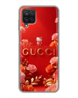 Чехол для Samsung Galaxy A12 с картинкой «Gucci — золотой сад»