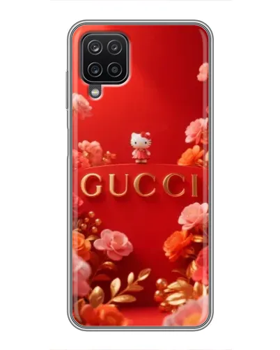 Чехол для Samsung Galaxy A12 с картинкой «Gucci — золотой сад»