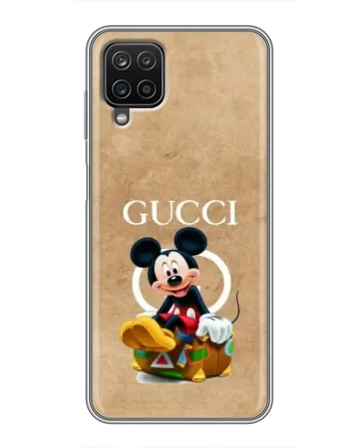Чехол для Samsung Galaxy A12 с картинкой «Микки Маус Gucci — крафт»
